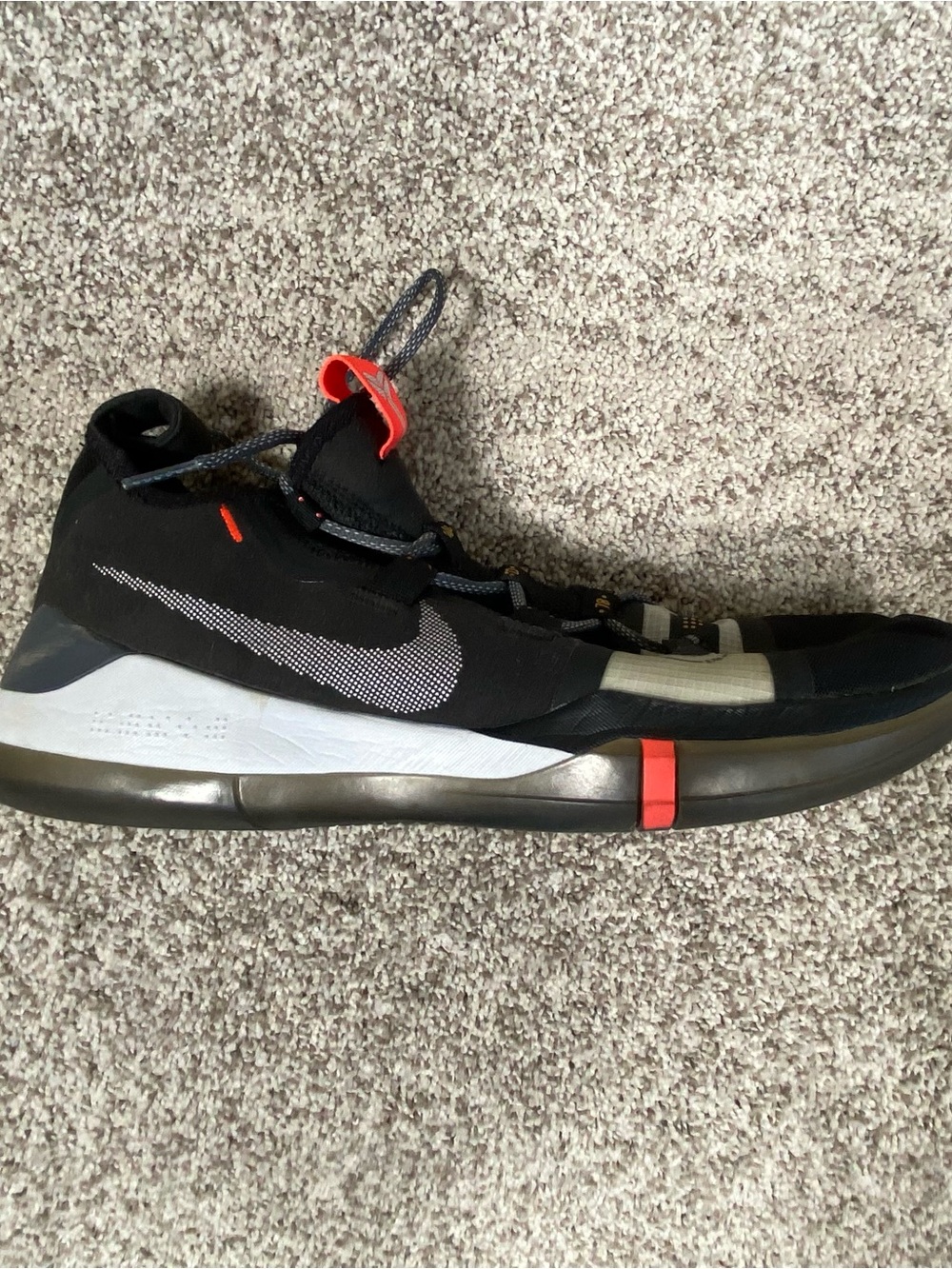 Nike Kobe AD Exodus Shoes Mens 10.5 Black Basketball Activewear Athletic